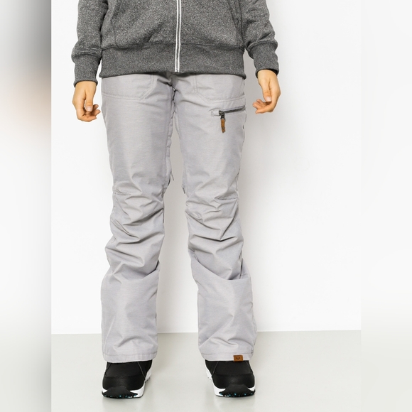 Roxy Rifter Snow Pants Grey - Picture 9 of 14